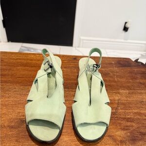 Arche Mint Green Women's Sandals made in France